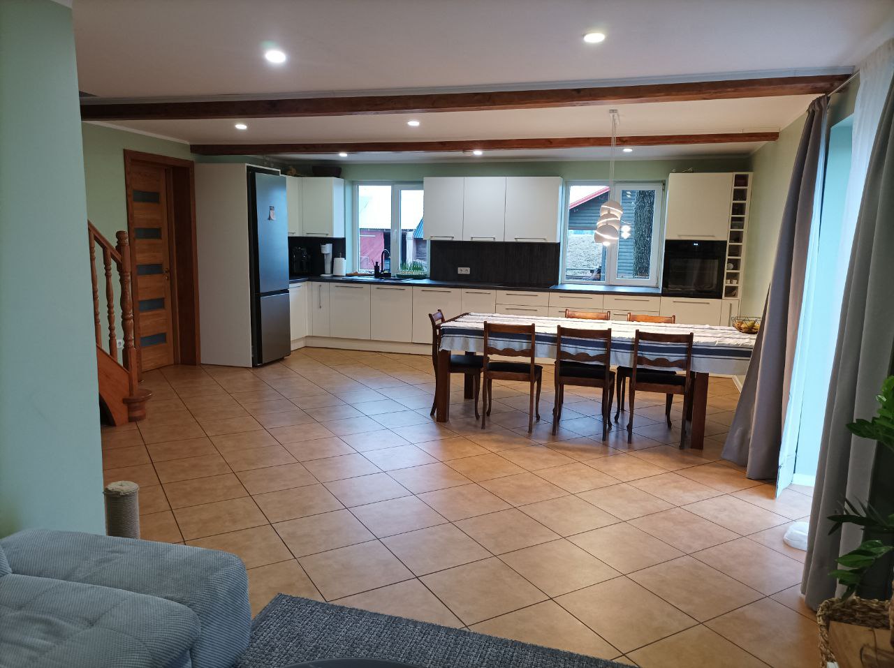 Atnaijintas Rąstinis Namas Biržų raj.