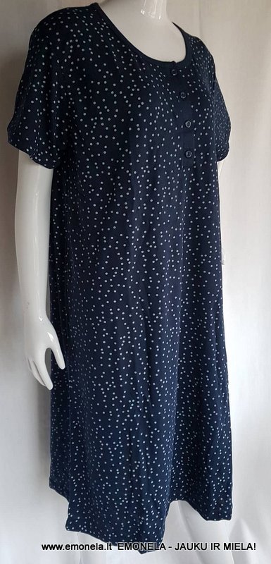 Naktinukai XL, medvilnė, trumpos rankovės