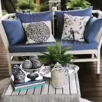 Lauko , terasos baldų , gultų paminkštinimai , lauko užuolaidos , pagalvėlės ir kt.