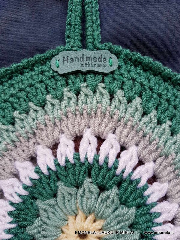 Puodkėlė MANDALA, žalia