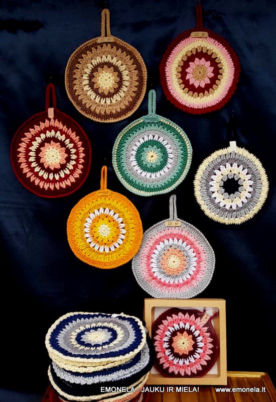 Puodkėlė MANDALA, bordo