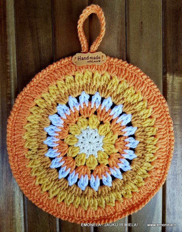 Puodkėlė MANDALA, geltona