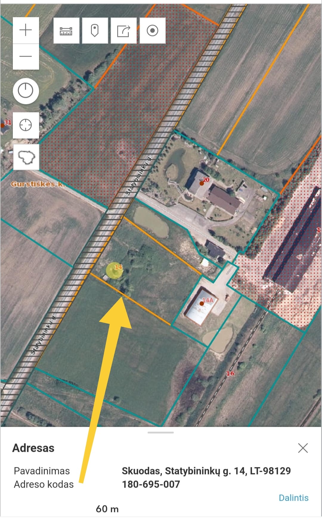 Skuode parduodamas sklypas