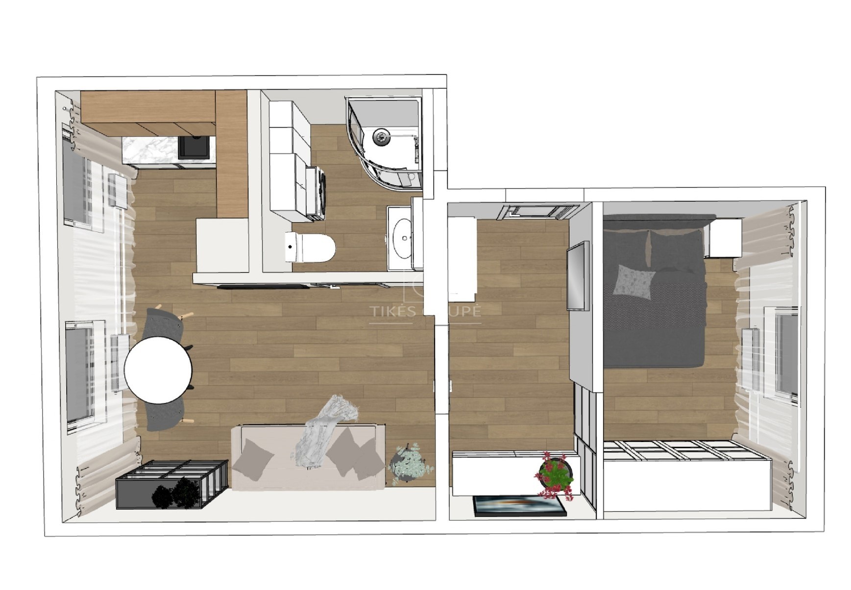 KLAIPĖDOJE PARDUODAMAS BUTAS