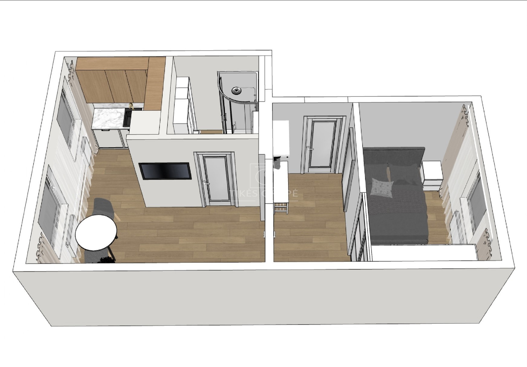 KLAIPĖDOJE PARDUODAMAS BUTAS