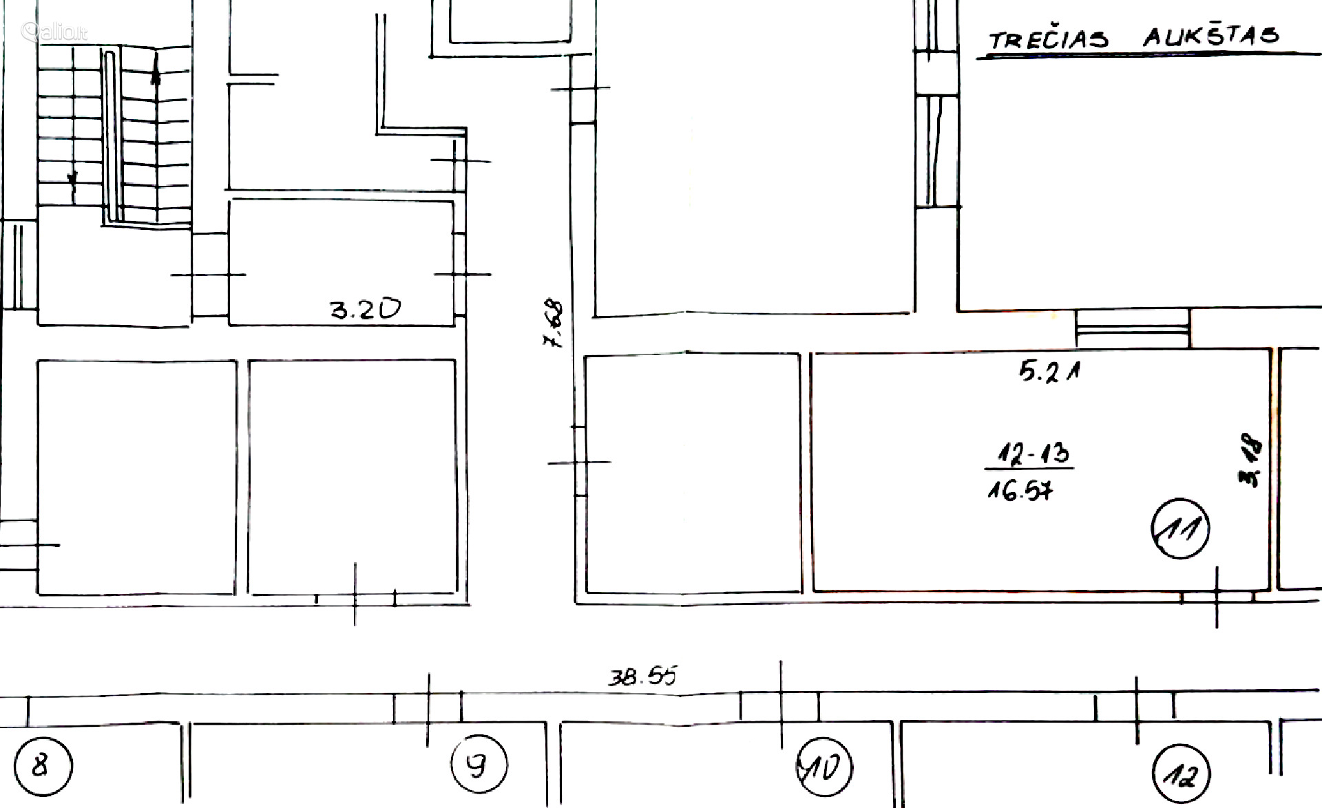 PARDUODAMAS BUTAS PALANGOS CENTRE