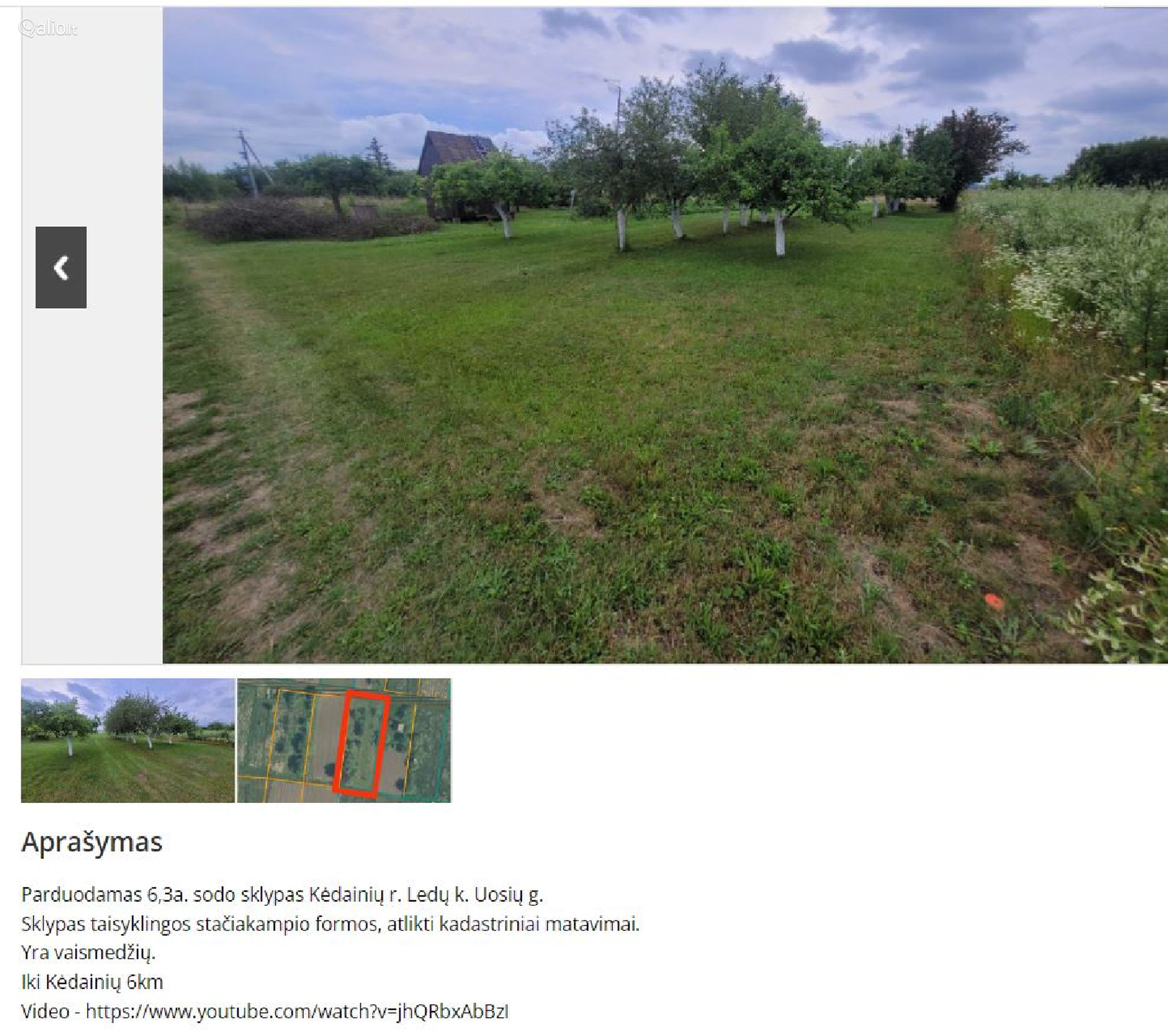 PARDUODAMI SODO SKLYPAI KEDAINIU R. LEDU IR DAUMANTU K.