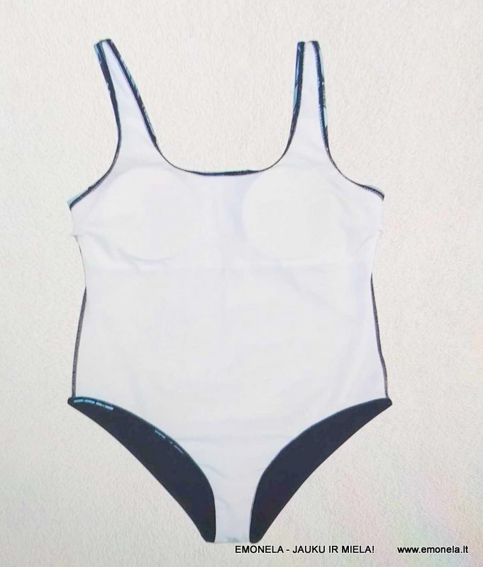 Vientisas maudymosi kostiumėlis ŽYDRĖ.  Dydis etiketėje: 5 XL. 