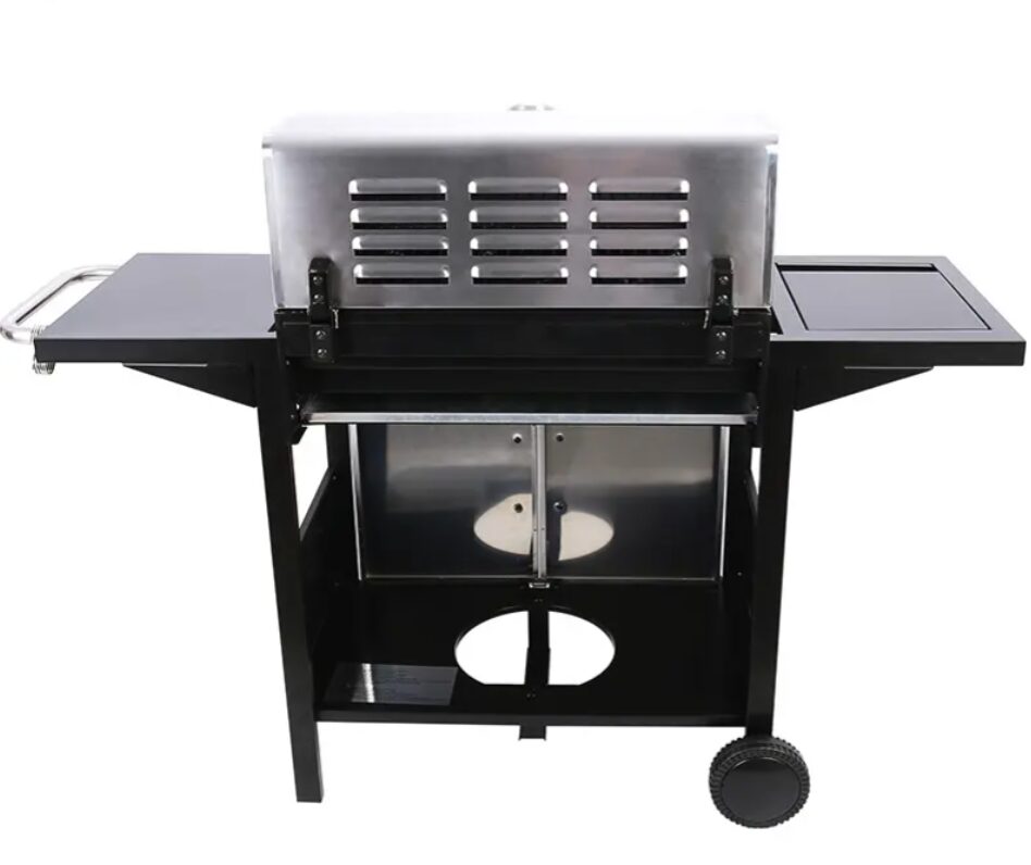 Nerūdijančio plieno, dujinė lauko kepsninė. BBQ-KKBQ8-64+