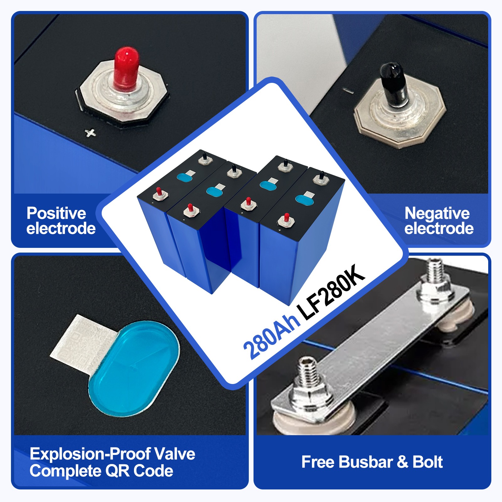 Lifepo4 280ah Baterijų celės