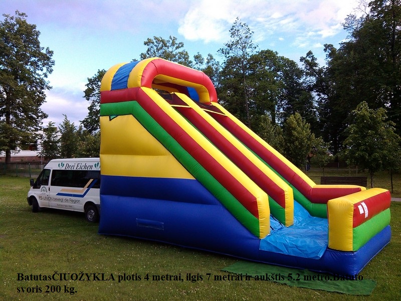 Parduodami Pripučiami Batutai