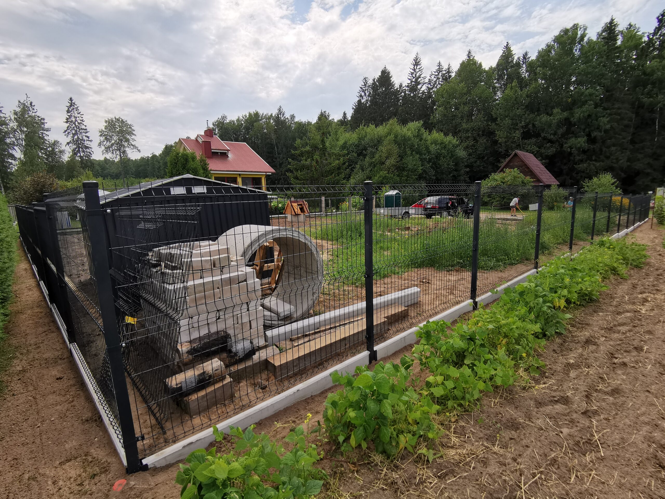 Tvorų montavimo darbai