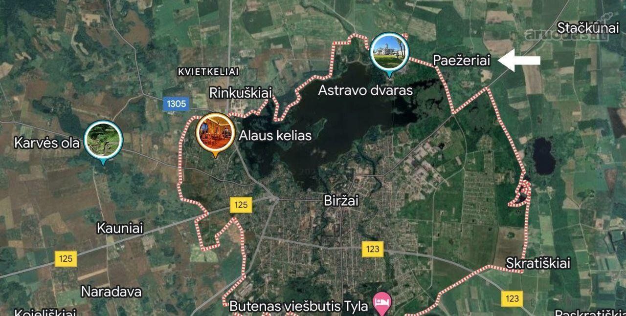 Parduodami du besiribojantys sklypai Biržų r.