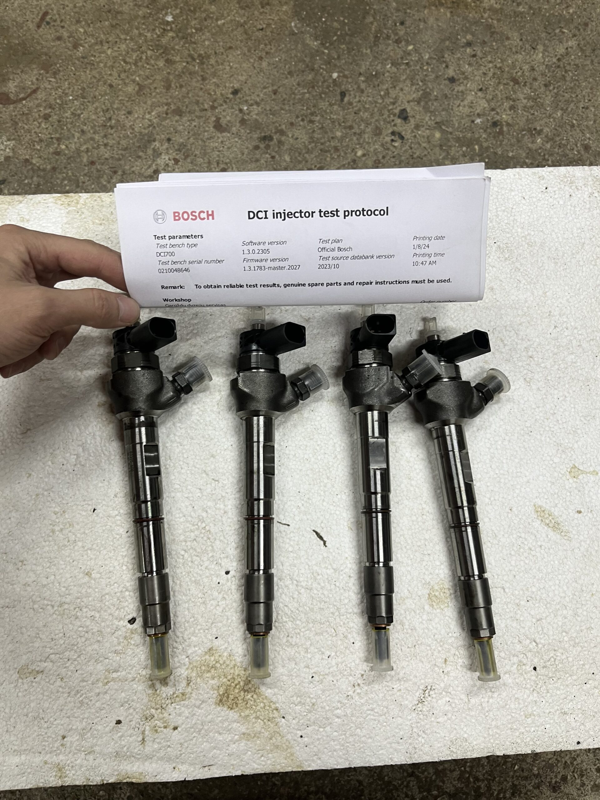 04L130277AC, VW/Skoda 2.0tdi Bosh purkstukai