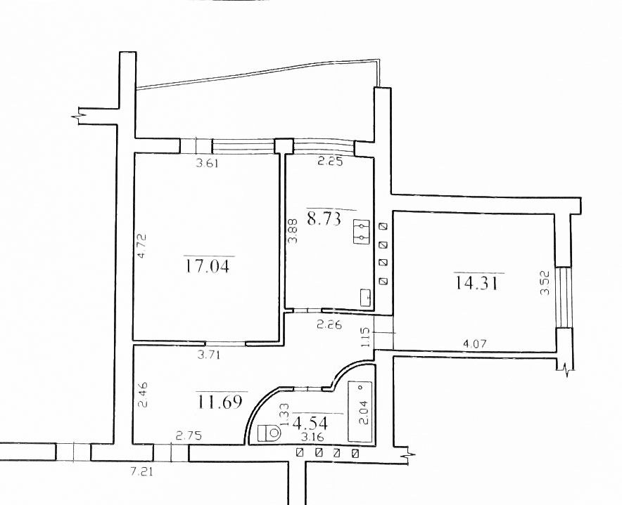 Parduodamas  2 kambarių butas, įrengtas ir sutvarkytas, Panevėžyje