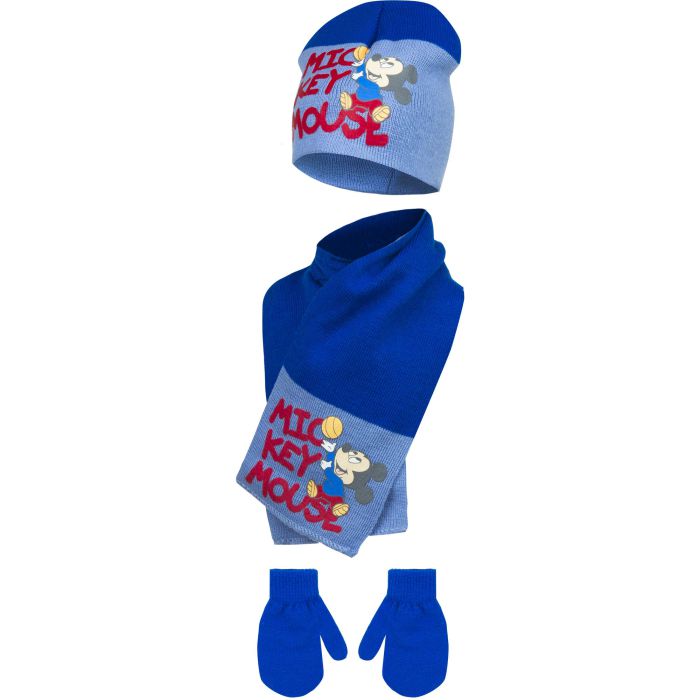 Mėlynas 3 dalių komplektas Mickey Mouse