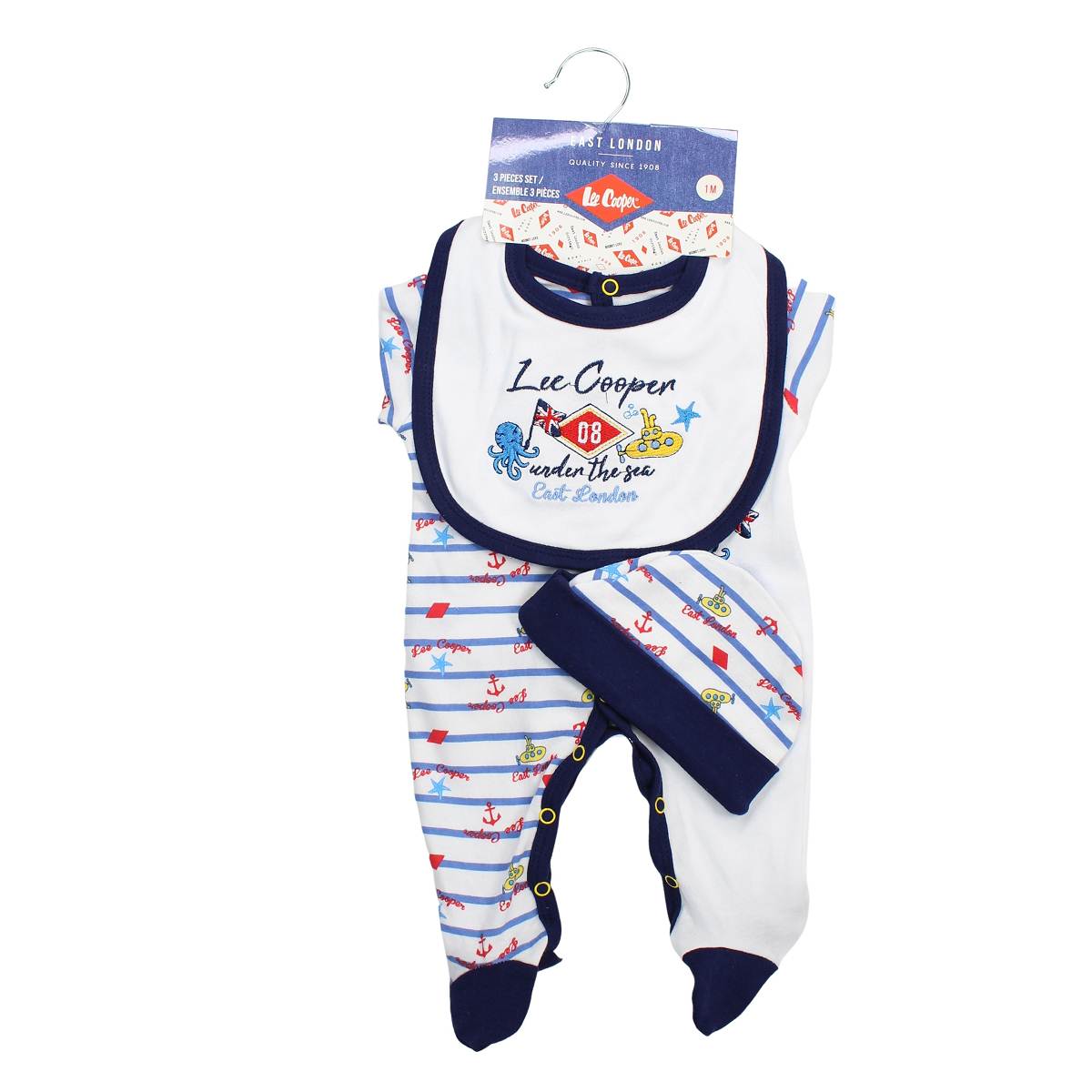 Lee Coopers Blue 3 dalių komplektas kūdikiui