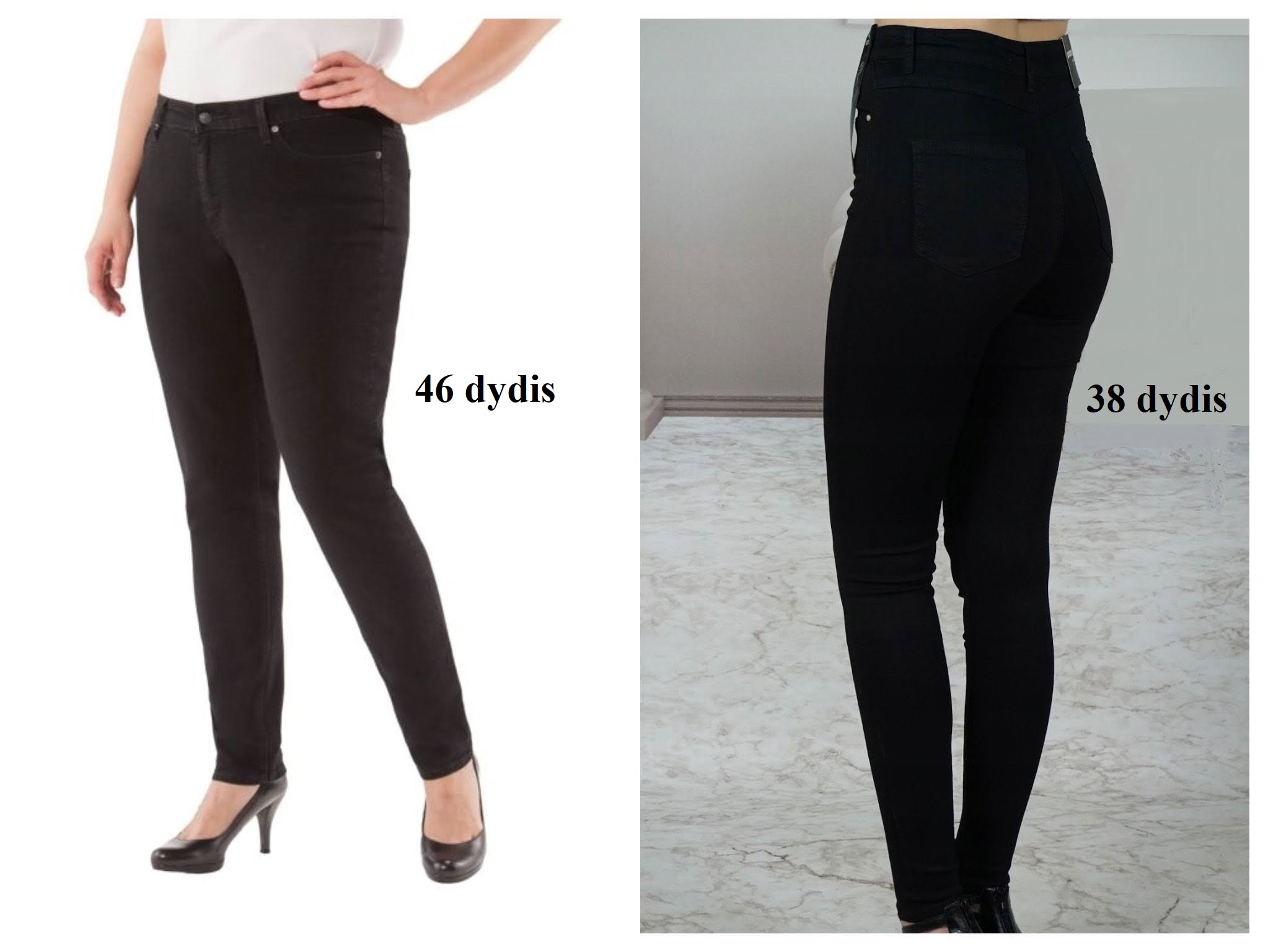 Goodies džinsai lieknoms ir apkūnioms