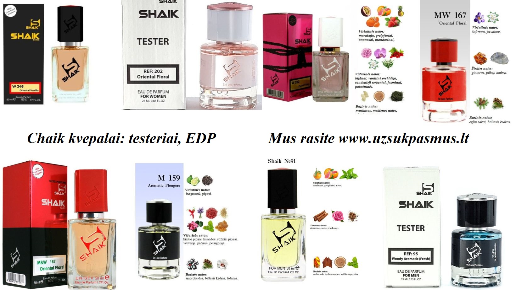 Chaik parfuotas vanduo