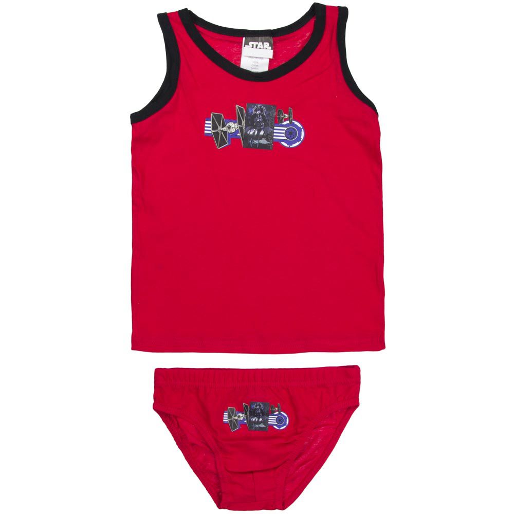 Raudoni marškinėliai ir kelnaitės Star Wars