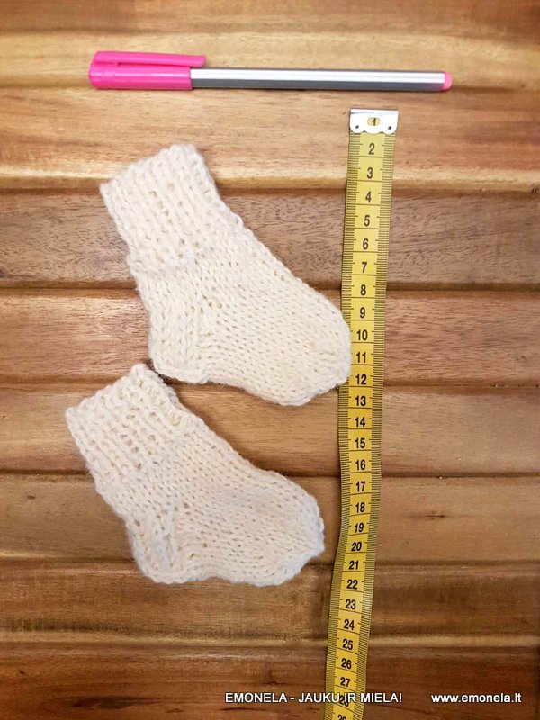 Megztos kojinės NAUJAGIMIUI