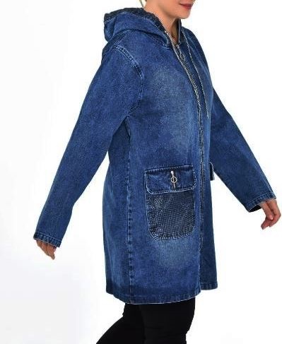 Puikios kokybės turkiškas džinsinis švarkas iki 64 dydžio.