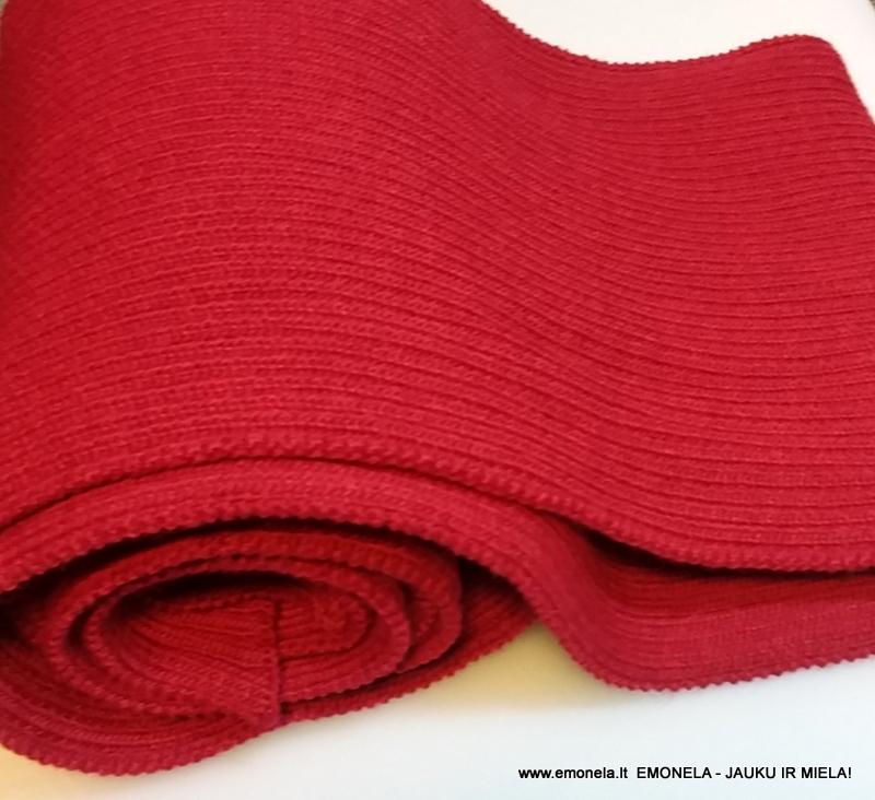 Merino vilnos ilgas šalikas, 200 x 23 cm