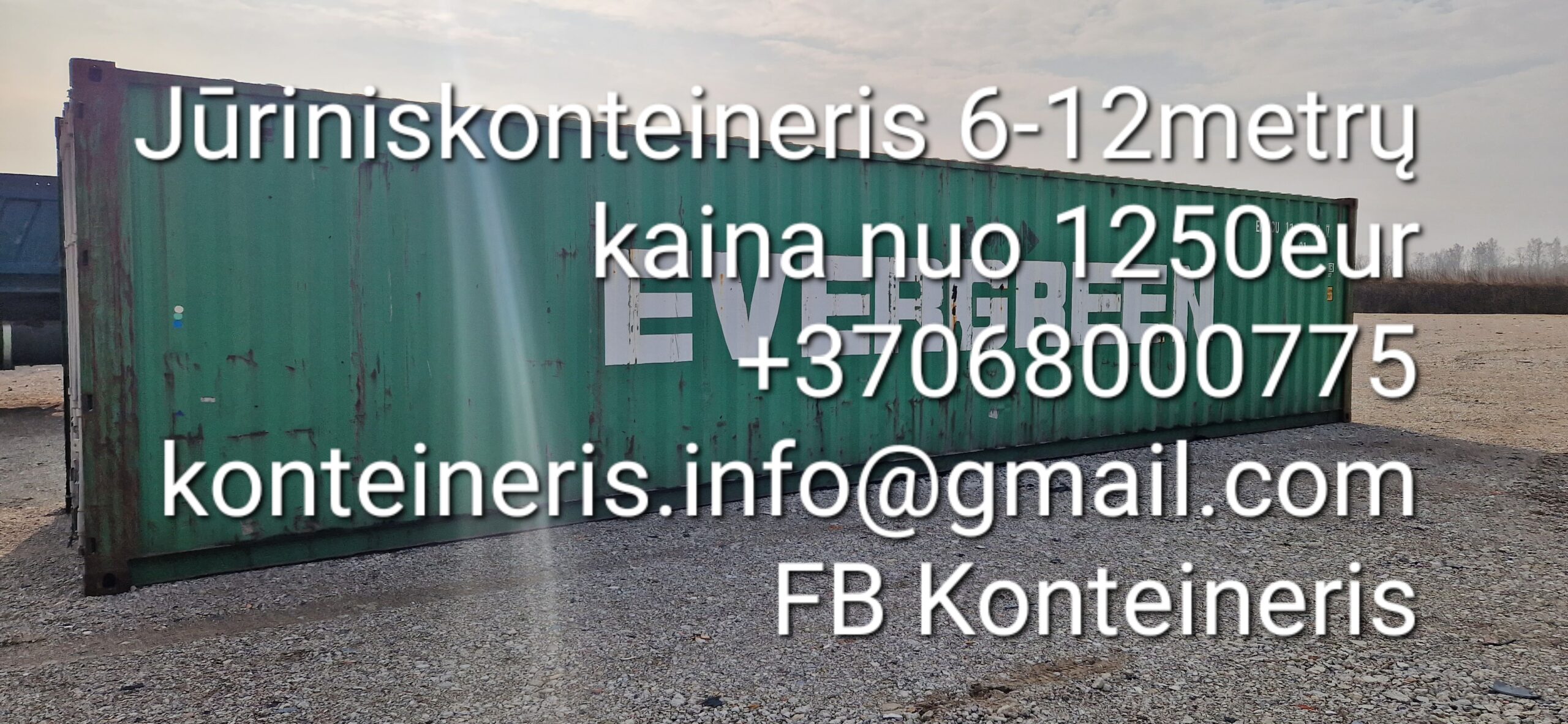 Jūrinis konteineris – sandėlys