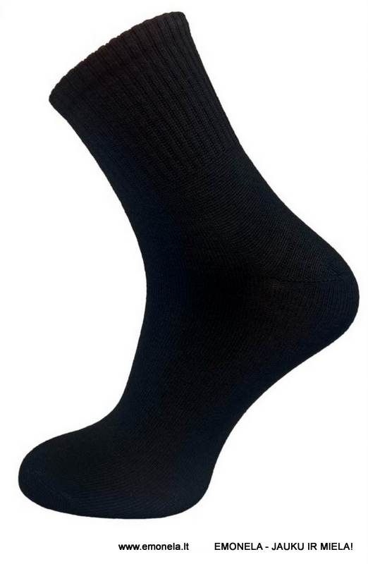 Vyriškos kojinės juodos, medvilnė
