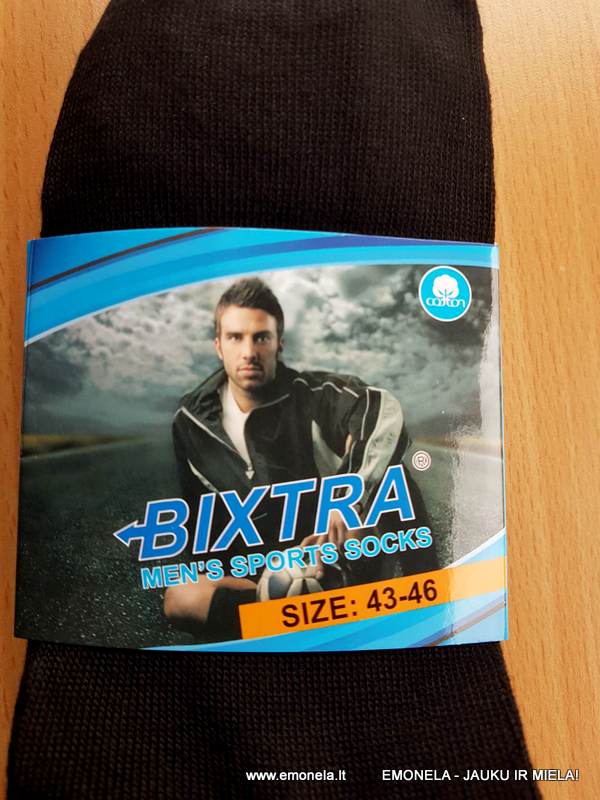 Vyriškos kojinės juodos, medvilnė