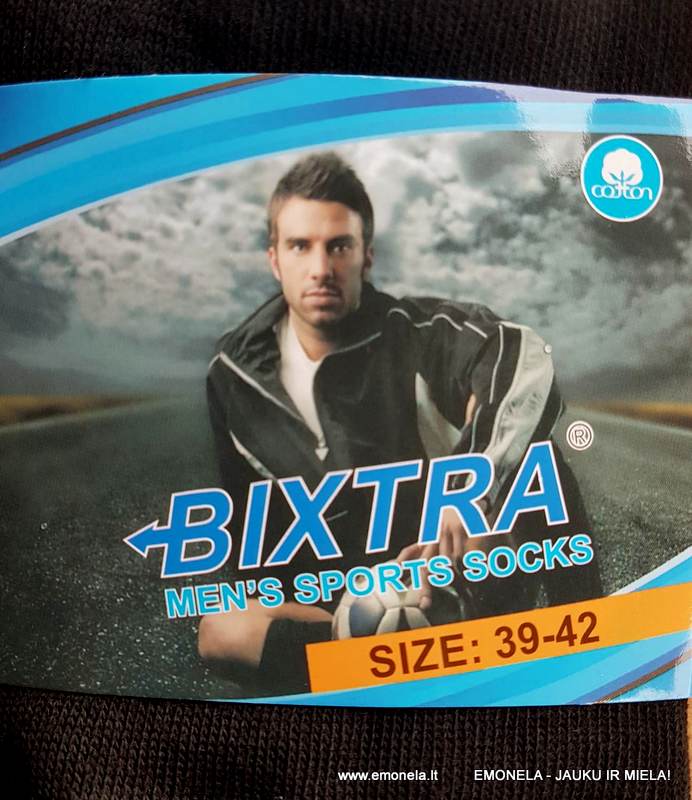 Vyriškos kojinės juodos, medvilnė