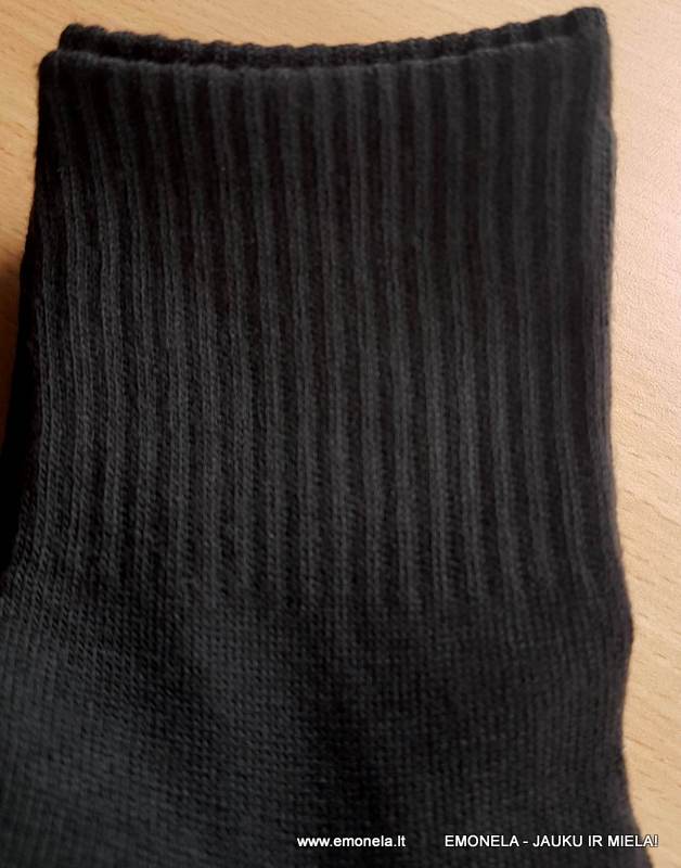 Vyriškos kojinės juodos, medvilnė