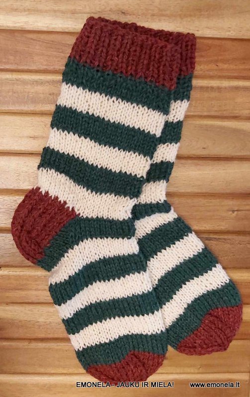 MEGZTOS ELFŲ KOJINĖS, vilna 100 %, 40-43 d.