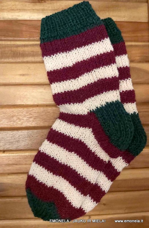 MEGZTOS ELFŲ KOJINĖS (platesnei pėdai), vilna, 42-44 d.