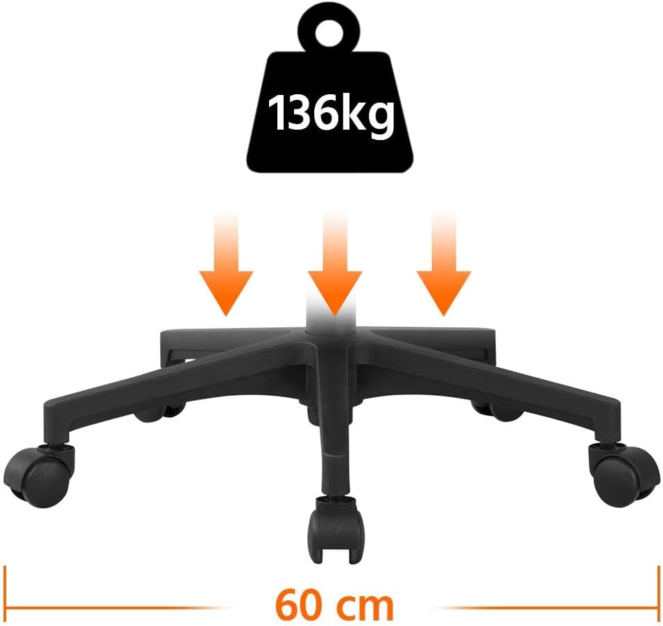 Ergonomiška biuro kėdė.