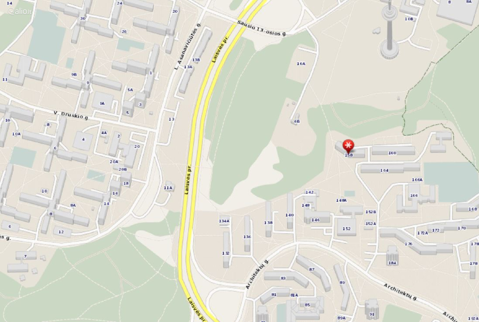 2 K. BUTAS VILNIUJE, ARCHITEKTŲ G. REZERVUOTAS