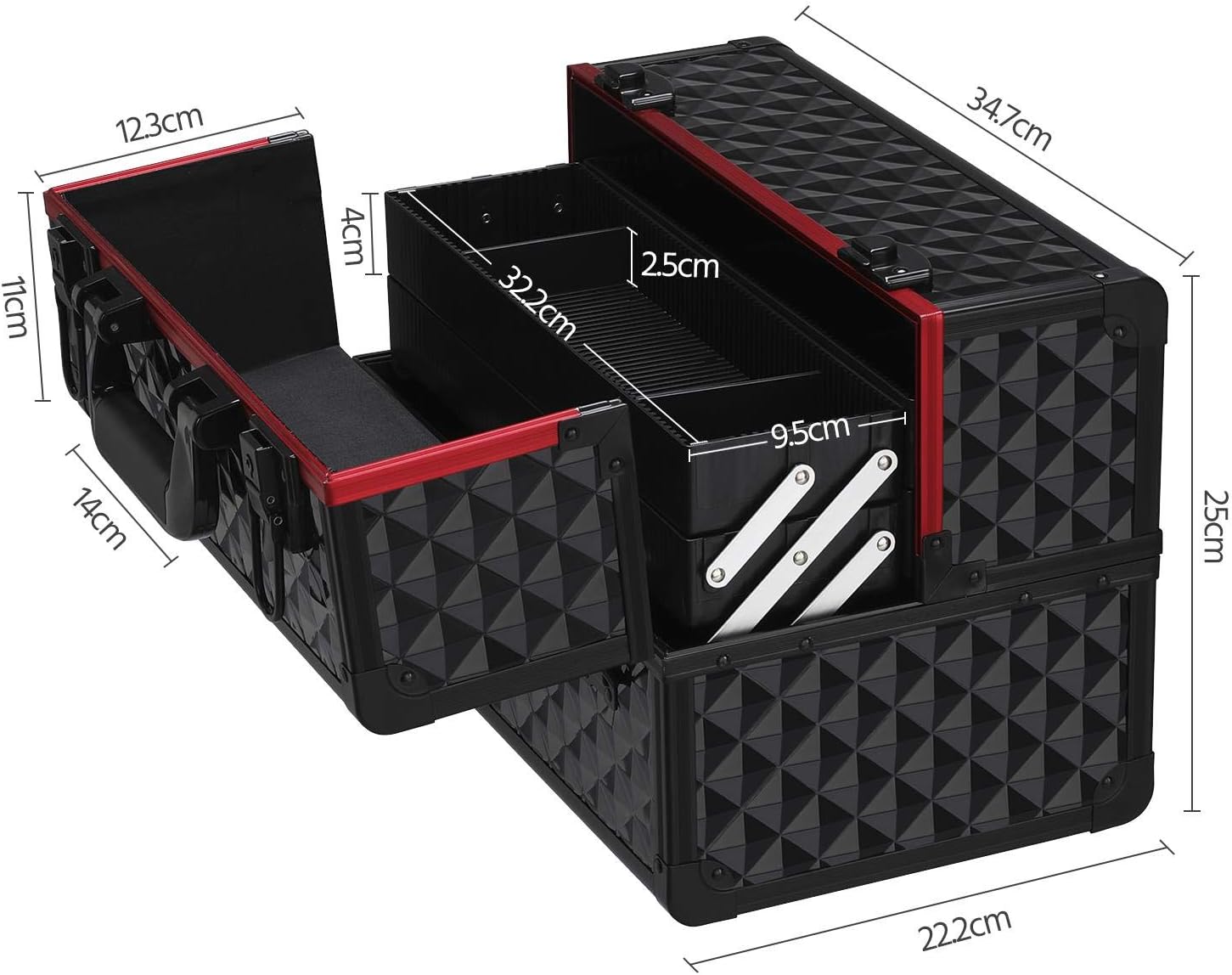 Kosmetikos lagaminas.