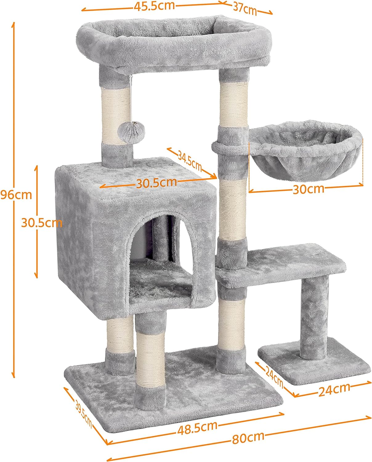 Kačių draskyklė 96cm.