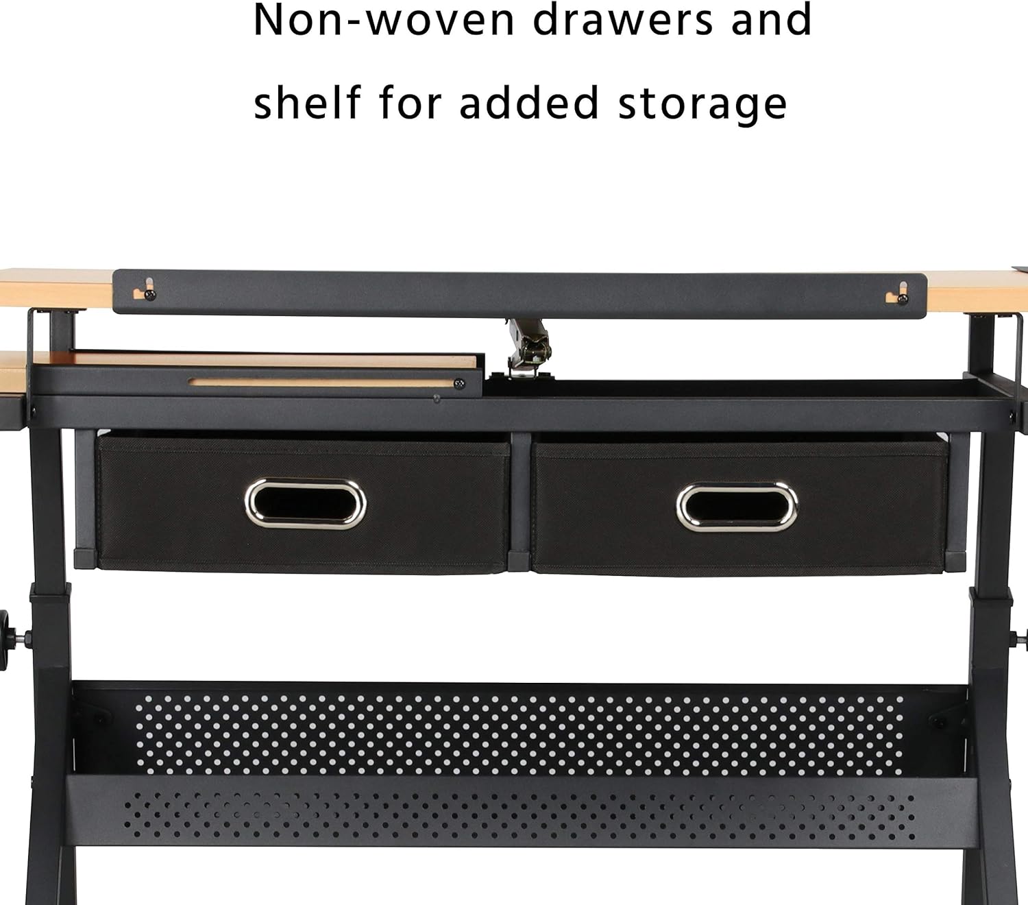 Reguliuojamo aukščio darbo (piešimo, braižymo) stalas.