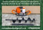Sodo daržo technikos ir įrankių nuoma