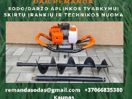 Sodo daržo technikos ir įrankių nuoma