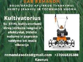 Sodo daržo technikos ir įrankių nuoma