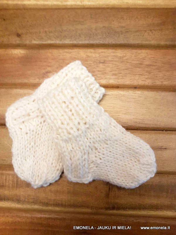 Megztos kojinės NAUJAGIMIUI