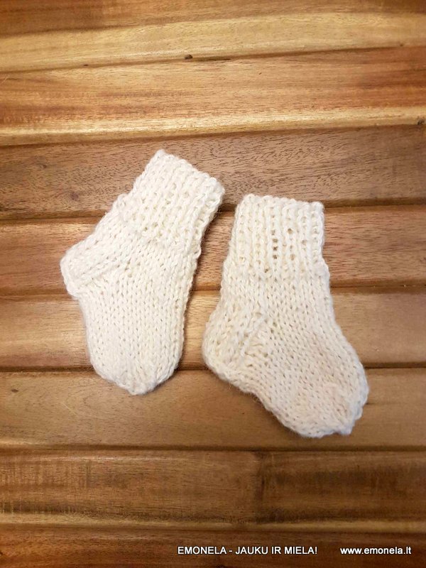 Megztos kojinės NAUJAGIMIUI