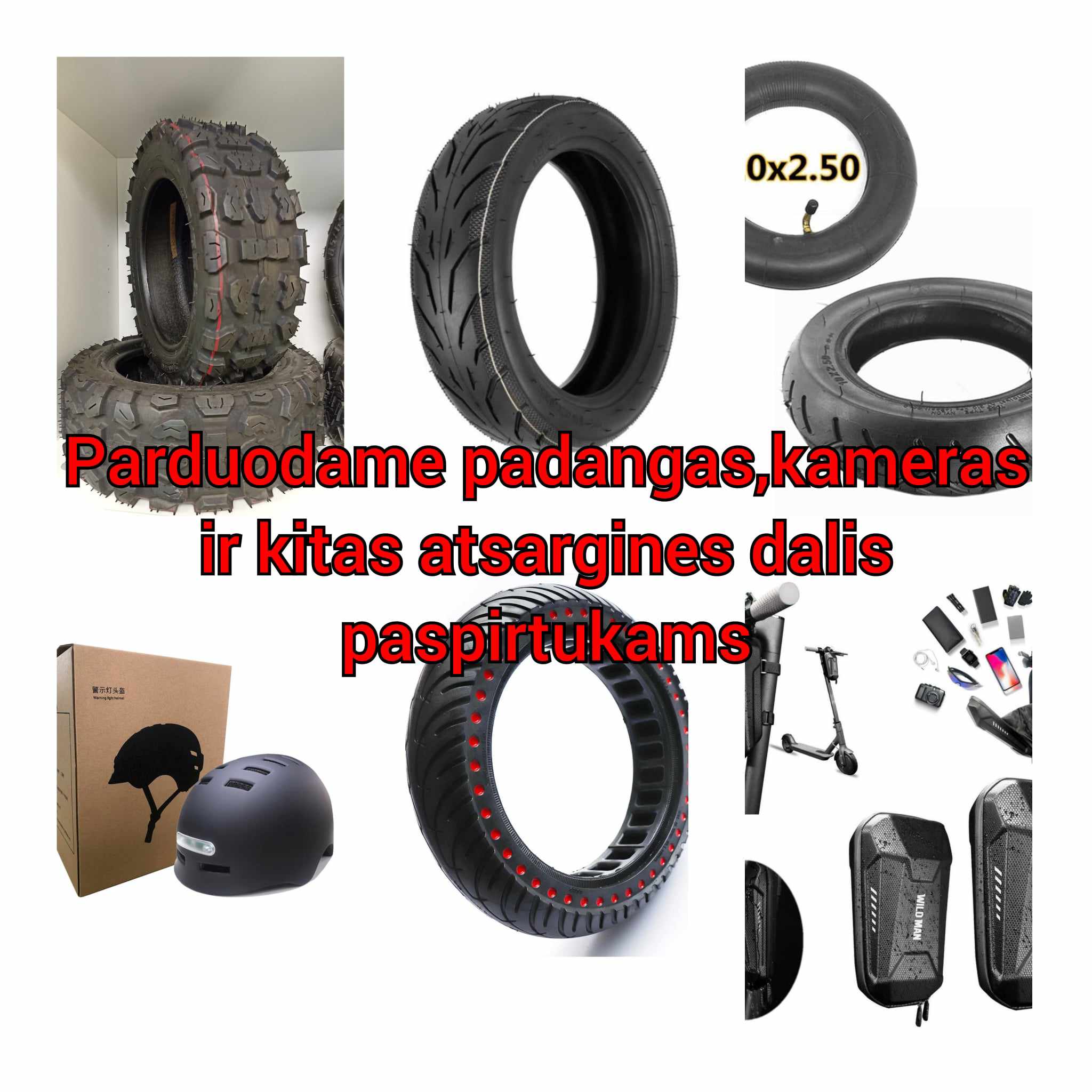 Paspirtukų nuoma, remontas, dalys