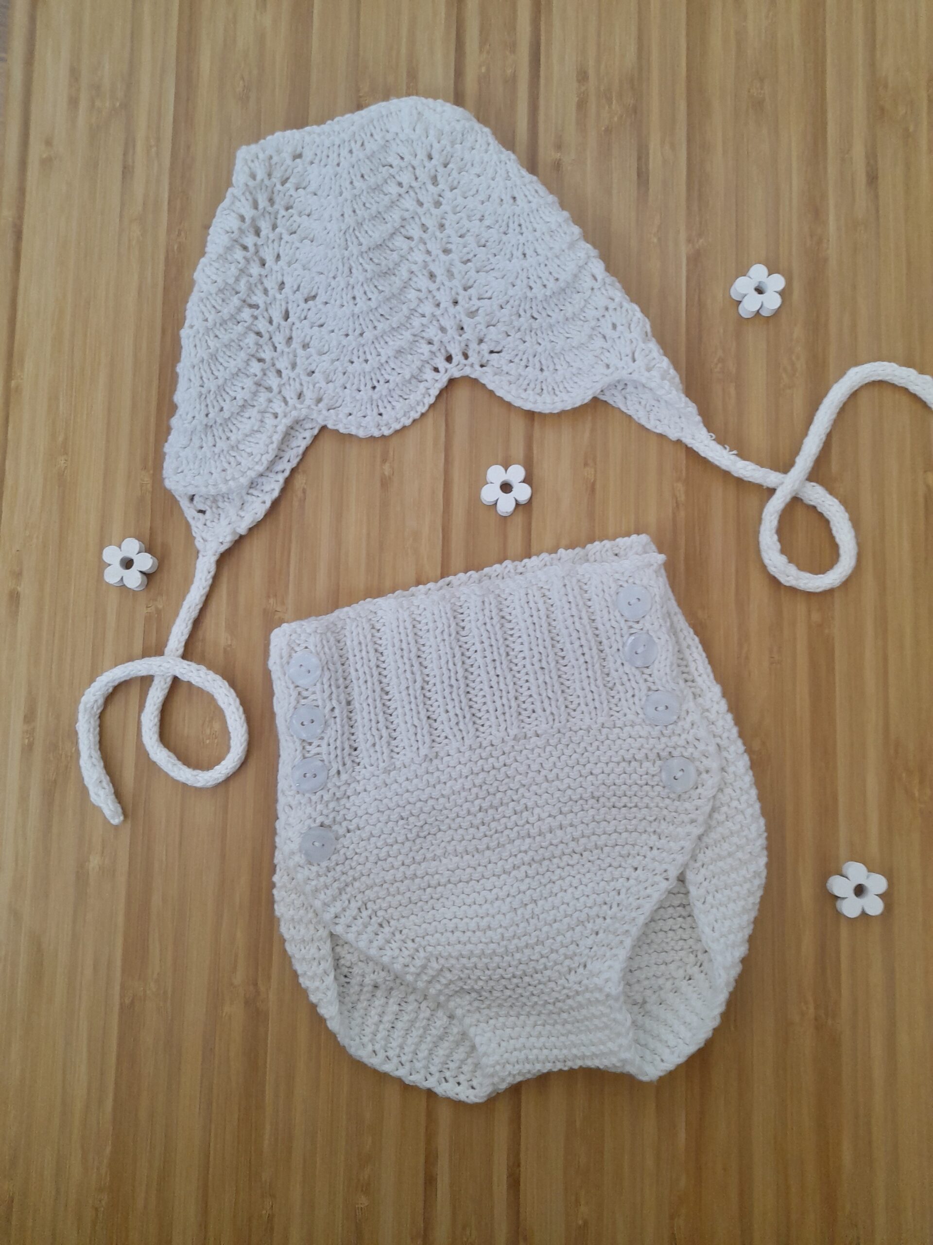 Švelnus, minkštas iš medvilnės komplektukas kūdikiui