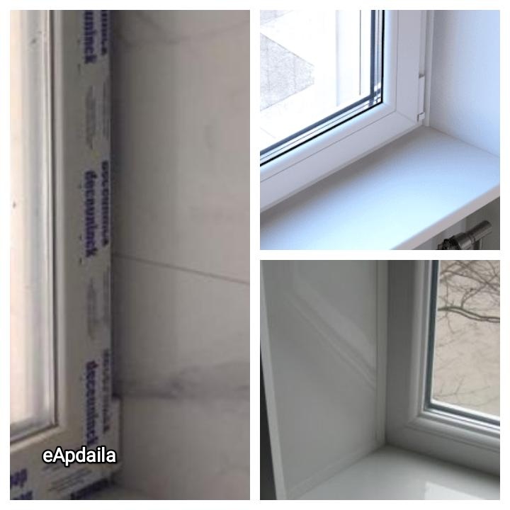 Plytelių klijavimas, balkonų šiltinimas, langų apdaila, Kaunas.