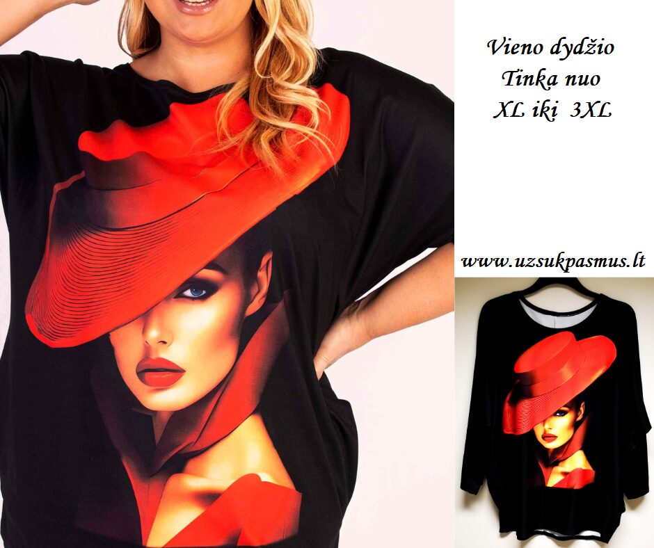 Stilinga palaidinė apkūnioms damoms