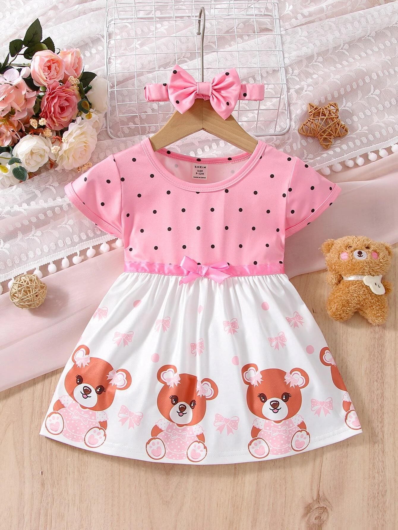 Vaikiška suknelė Meškutės