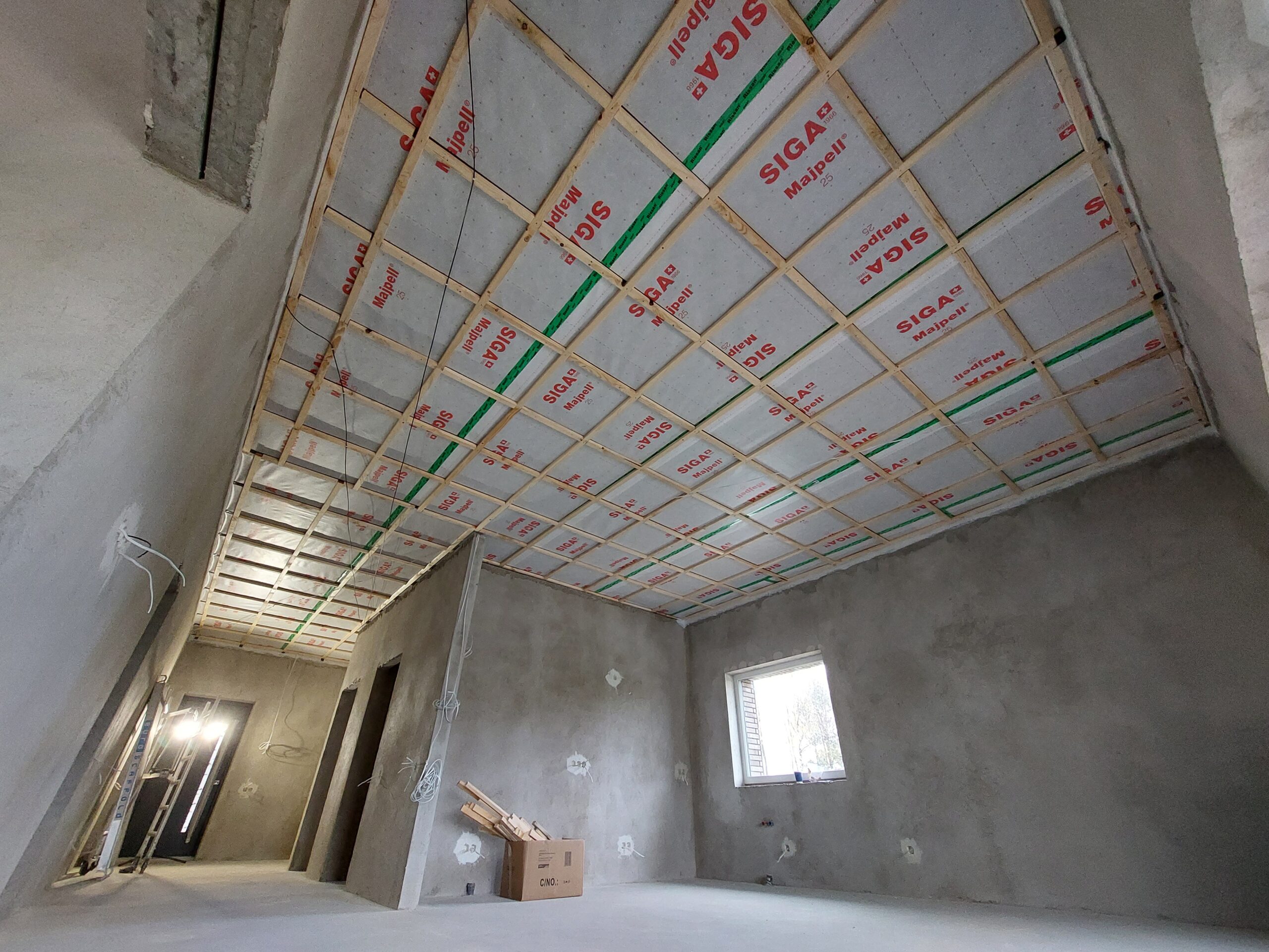 Garo izoliacinės plėvelės montavimas